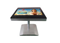 نوآوری شارژر بی سیم لمسی هوشمند میز لمسی صفحه نمایش LCD برای پخش کننده تبلیغات رستوران میز قهوه لمسی