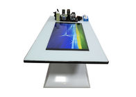 صفحه نمایش لمسی تعاملی 43 اینچی میز ال سی دی هوشمند صفحه نمایش تبلیغاتی برای جلسه قهوه