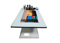 صفحه نمایش لمسی تعاملی 43 اینچی میز ال سی دی هوشمند صفحه نمایش تبلیغاتی برای جلسه قهوه