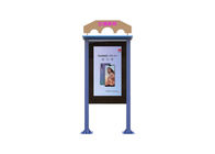 صفحه نمایش کیوسک الکترونیکی توتم در فضای باز 49 اینچی طبقه ایستاده در فضای باز داخلی و صفحه نمایش تبلیغاتی ال سی دی