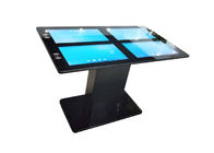 صفحه نمایش 21.5 اینچی 4 رستوران خازنی شارژ بی سیم هوشمند میز قهوه خوری صفحه لمسی لمسی