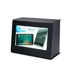 صفحه نمایش مانیتور شفاف مدرن، Win10 همه در یک علامت دیجیتال شفاف نمایشگاه ال سی دی