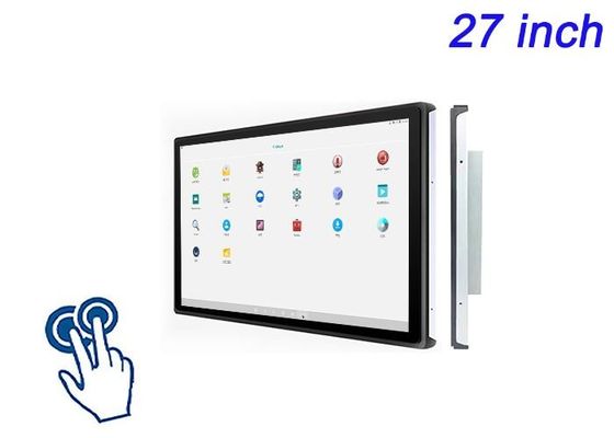 صفحه لمسی 27 اینچی اندروید برای نمایشگاه های تجاری، برنامه های خرده فروشی هوشمند، کنسول های چند رسانه ای و سیستم های کنترل