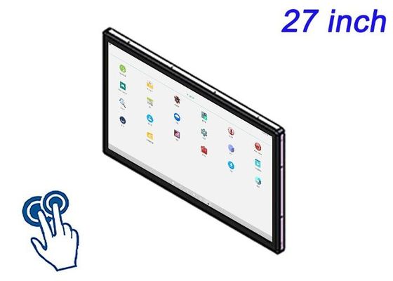 صفحه لمسی 27 اینچی اندروید برای نمایشگاه های تجاری، برنامه های خرده فروشی هوشمند، کنسول های چند رسانه ای و سیستم های کنترل