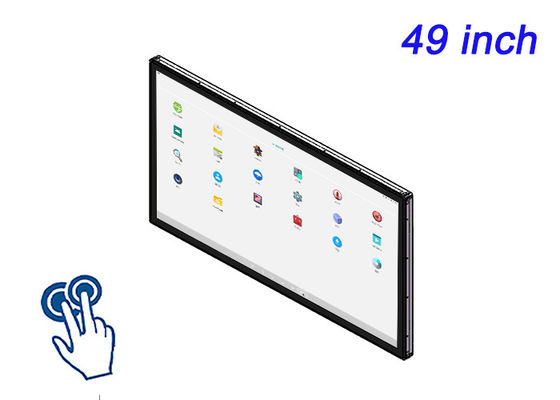 صفحه نمایش لمسی اندرویدی 49 اینچی برای نمایشگاه های شهر هوشمند، رابط های استادیوم، تبلیغات خرده فروشی در مقیاس بزرگ و مراکز فرماندهی