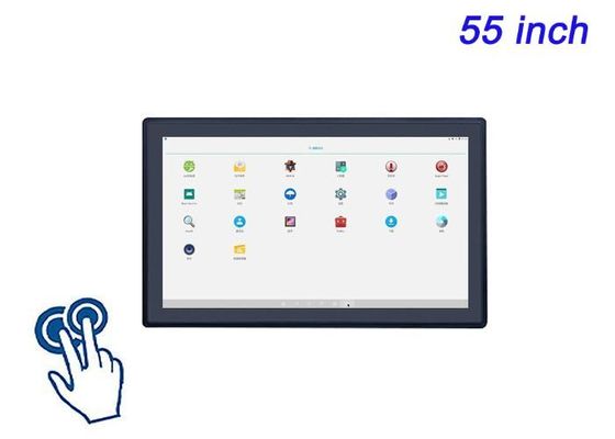 صفحه نمایش لمسی اندرویدی 55 اینچی برای نمایشگاه های حمل و نقل عمومی، تجارب خرده فروشی عمیق، رابط های شرکتی و پانل های نمایشگاهی