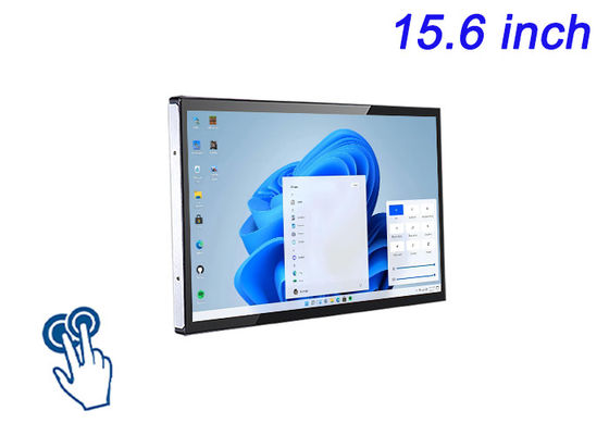 15.6 اینچ ویندوز لمس صفحه نمایش جاسازی شده برای نمایشگاه های شهر هوشمند، رابط های استادیوم، راه حل های خرده فروشی غوطه ور و سیستم های بازی