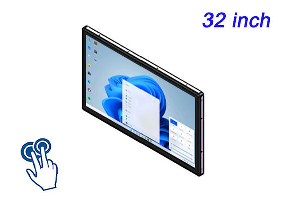 مانیتور جاسازی شده 32 اینچی ویندوز تاچ برای اتاق های کنترل، نمایشگرهای لجستیک، سیستم های نظارت و رابط های حمل و نقل عمومی