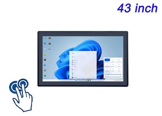 صفحه نمایش جاسازی شده ۴۳ اینچی ویندوز تاچ برای نمایشگرهای شهر هوشمند، رابط های استادیوم، راه حل های خرده فروشی عمیق و سیستم های بازی