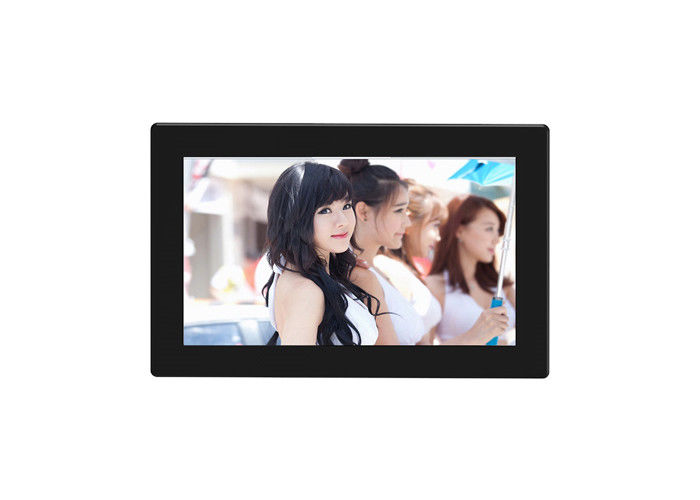 Wi-Fi 2.4G 5G سیاه رنگ 9 اینچ صفحه نمایش LCD فریم عکس دیجیتال با فرمت صوتی MP3 / WMA / AAC / WAV