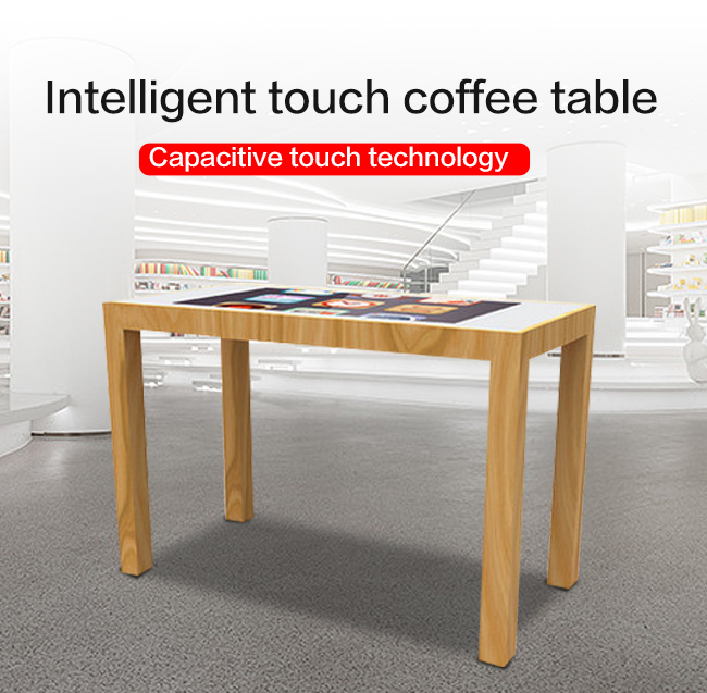 OEM / ODM Capacitive Multi Touch Interactive Smart Game Table Kiosk Touch Screen Table Indoor For Office/KTV